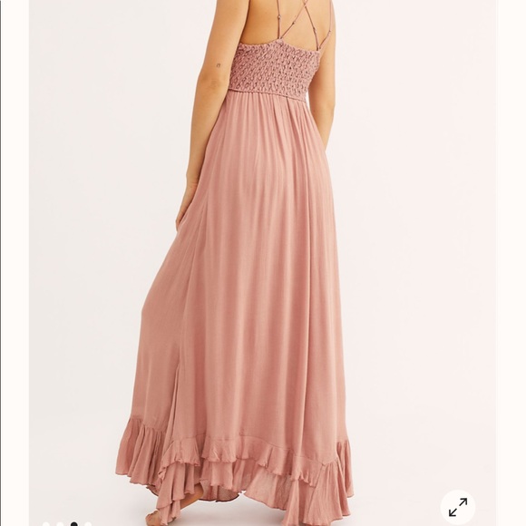 RESTOCK! Free People Adella Maxi Dress Rose pink - Picture 3 of 9